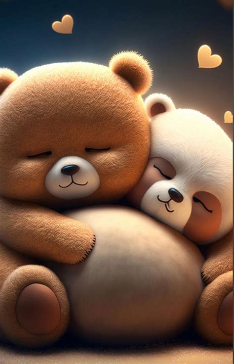 love  brown   good night teddy bear teddy bear wallpaper