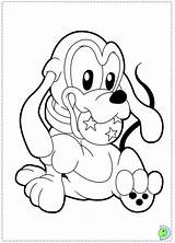 Coloring Pages Pluto Dinokids Baby Mouse Disney Getdrawings Mickey Close sketch template