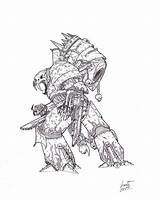 Warhammer 40k Roar Wolves Tornados Legion sketch template