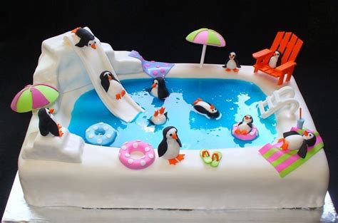 Pool Party Birthday Cake Ideas With Images Pool Party
