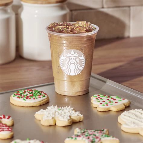 2021 starbucks red cups and new iced sugar cookie almondmilk latte