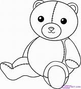 Bear Teddy Cartoon Coloring Step Draw Popular Clipart Library Coloringhome sketch template