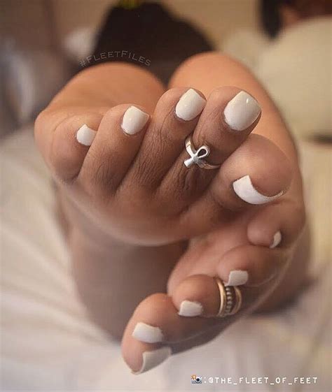 pretty white pedicure feet nails long toenails pretty