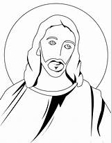 Jesus Coloring Pages Clipartmag Drawing Cartoon sketch template