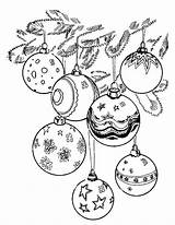 Kleurplaat Kerstmis Kleuren Kerstballen Kleurplaten Printen Ballen Enfeites Arreslee Leeuw sketch template