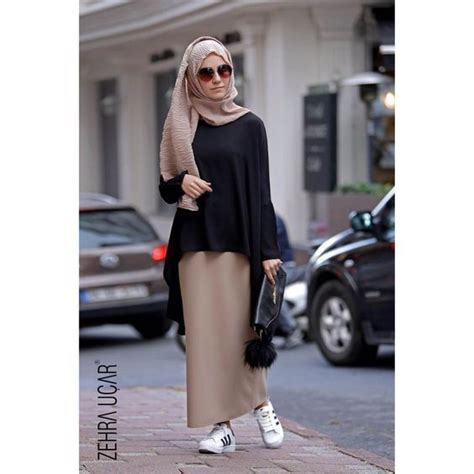 krem kalem etek model pakaian hijab kejelitaan kasual model pakaian