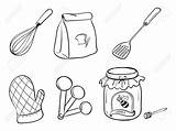 Utensils Cooking Drawing Kitchen Baking Tools Para Colorear Drawings Herramientas Powder Getdrawings Google Draw Paintingvalley Doodle Set Clipart Coloring Pages sketch template