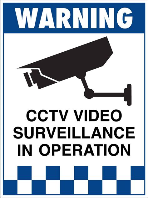 printable  printable cctv signs