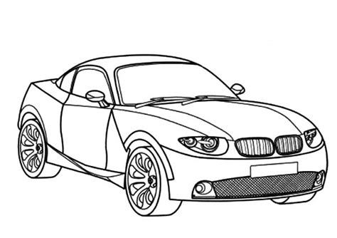 pin  bmw car coloring pages