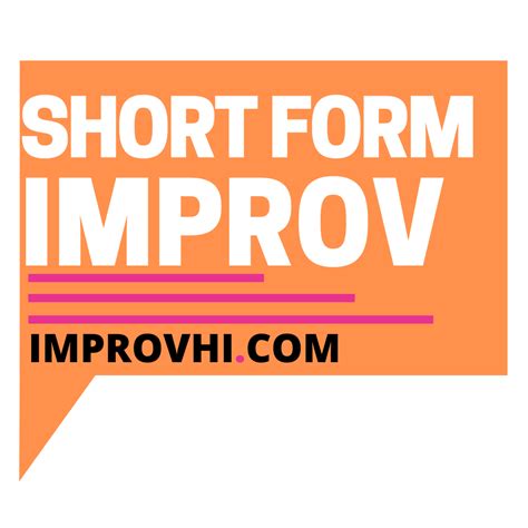 short form improv workshop    improvhicom
