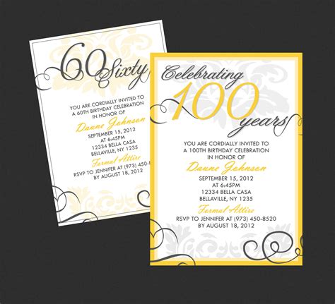 40th birthday ideas free birthday invitation templates adults