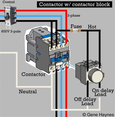 wire contactor block electrical wiring diagram electrical wiring basic electrical wiring