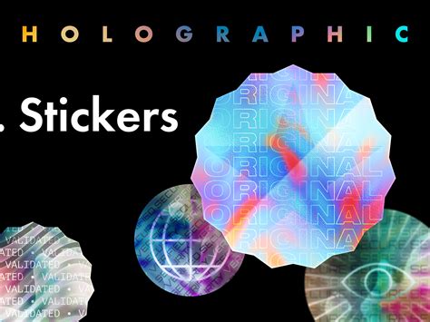 holographic stickers behance