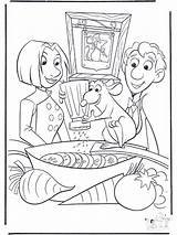 Ratatouille Pages Coloring Chef Funnycoloring Alfredo Rat Story Colette Remy Advertisement sketch template