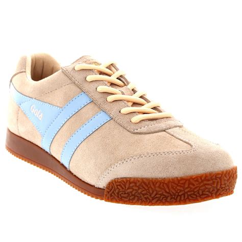 Ladies Gola Harrier Suede Lace Up Sporty Active Casual