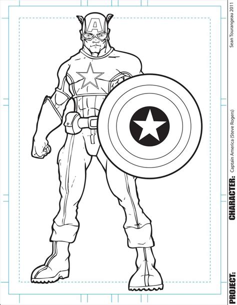 bucky coloring pages gallery captain america coloring pages