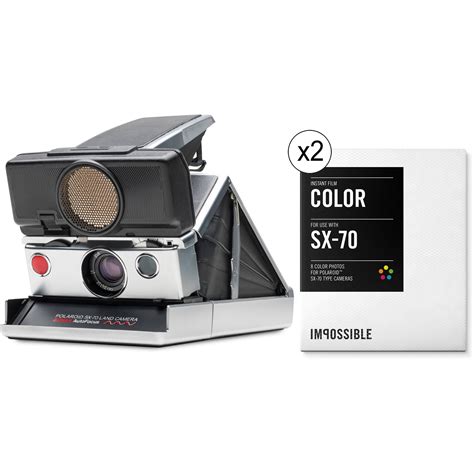 impossible polaroid sx  sonar instant film camera kit  bh