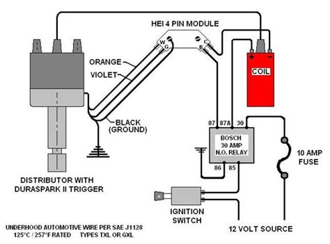 distributor ignition coil wiring diagram circuit diagram template
