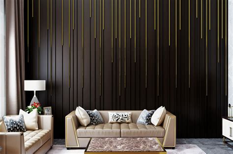 living room paneling designs