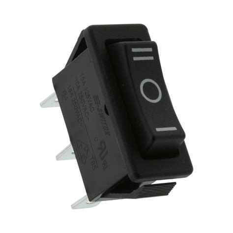 rocker switch  illuminated aatv aatv spdt    black panel mount electronics