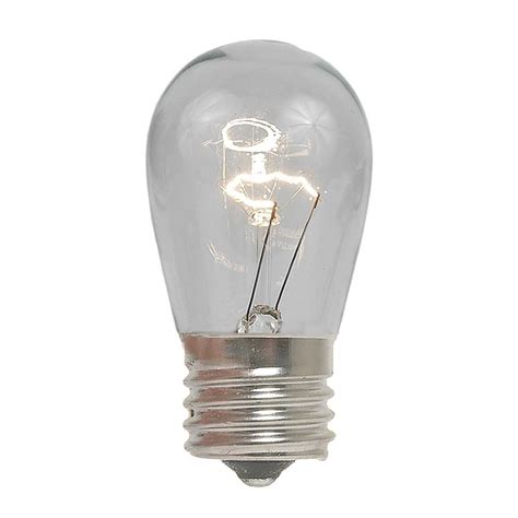 clear bulbs  watt  base novelty lights