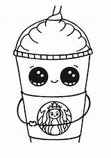 Coloring Starbucks sketch template