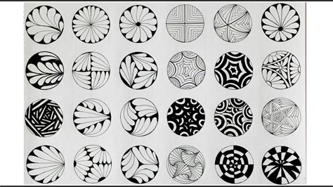 zentangle patterns part  youtube