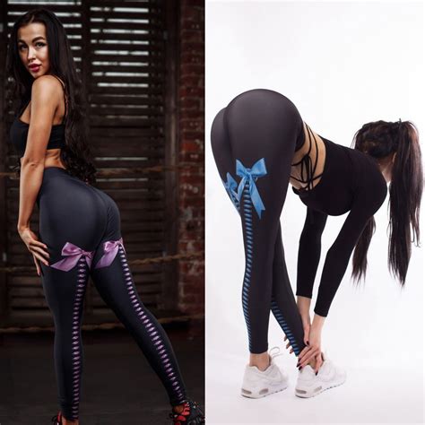 gxqil women cute yoga pants gym sports legging fitness trouser push up