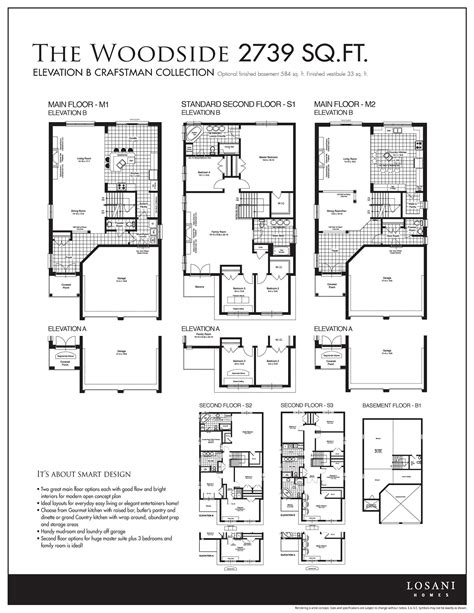 doon creek  losani homes woodside iii floor plans  pricing