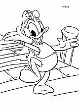 Duck Donald Disney Coloring Pages Daisy Mickey Mouse Princess Captain Hellokids Color Printable Hello Saying Walt Happy Getcolorings Print Goofy sketch template