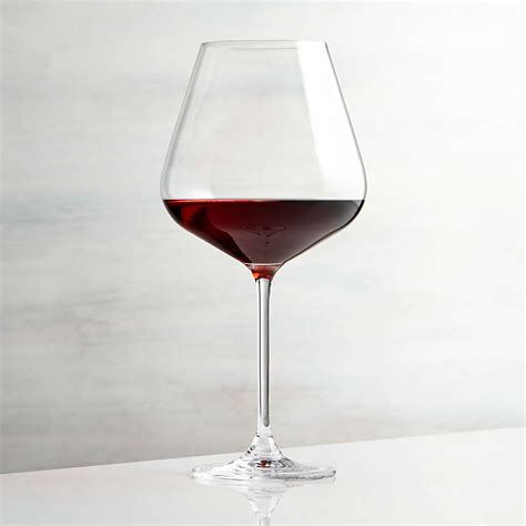 hip large red wine glass reviews crate and barrel