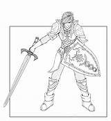 Warrior Coloring Pages Elf Elven Colouring Nanimo Template Anime Warriors Sketch Deviantart Library Clipart Clip Popular sketch template