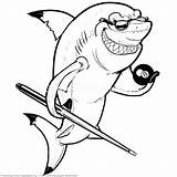 Pages Coloring Shark Adults Whale Cartoon Getcolorings sketch template