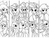 Equestria Pony Coloring Girls Little Pages Mlp Girl Drawing Print Eg Games Base Printable Para Color Ponies Their Detailed Colorir sketch template