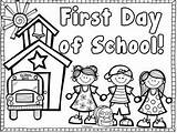School First Coloring Back Pages Sheet Color Colouring Preschool Welcome Class Advertisement Work End Week Nursery sketch template