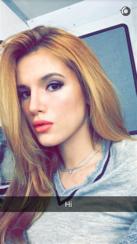 Check Out Bella Thorne S Snapchat Username
