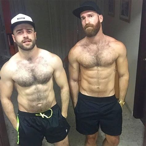 Pin By Hairy Beard Man On Hairy Men Together Pinterest