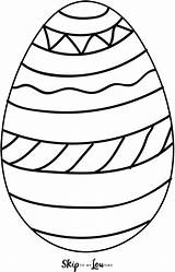 Easter Egg Printable Template Templates Crafts Large Coloring Pattern Designs Fun Pages Printables Craft Kids Skiptomylou Lou Skip Decorated Choose sketch template