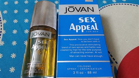 jovan sex appeal for men edc cologne review 1975 youtube