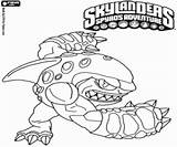 Skylander Terrafin Skylanders Kleurplaten Trigger Pugile Boxeador sketch template