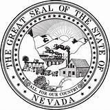 Nevada Seal State Coloring Clip Great Seals Colony Jamestown Women Vector Vegas Marijuana Logo Blue Color Las Tahoe Lake Getcolorings sketch template
