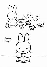 Miffy Coloring Pages Nijntje Kleurplaten Bruna Dick Coloringpages1001 Baby Picgifs Kleurplaat Board Van Sheets Choose Gif sketch template