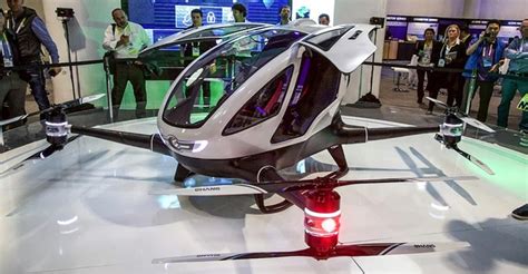 ehang presenteert mensvervoerende drone op ces