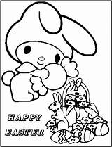Easter Hellokitty Pasqua Happy sketch template