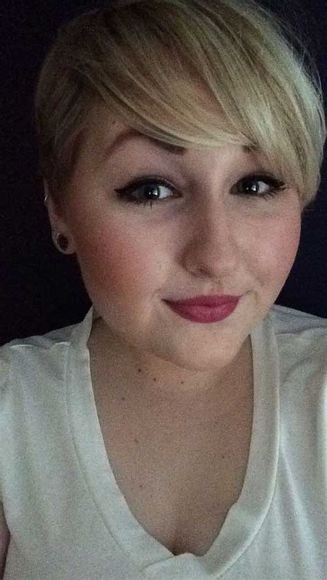 25 pretty short haircuts for chubby round face