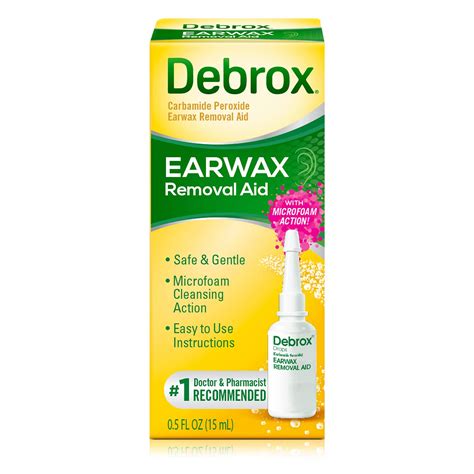 debrox earwax removal aid  oz earwax removal drops buy