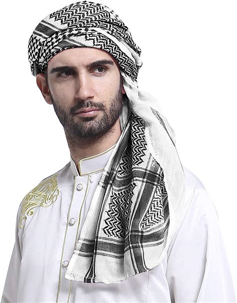 men long tail arab shemagh headscarf muslim arabian dubai saudi