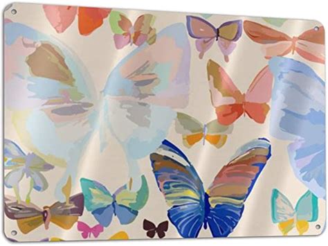 amazoncom beautiful butterflies industrial warning sign