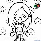 Toca Coloring Colo sketch template