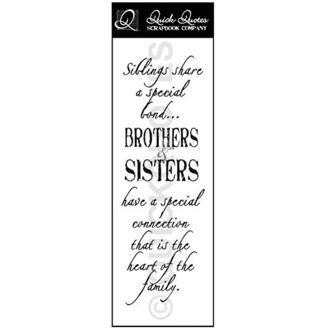 sibling share a special bond vellum strip